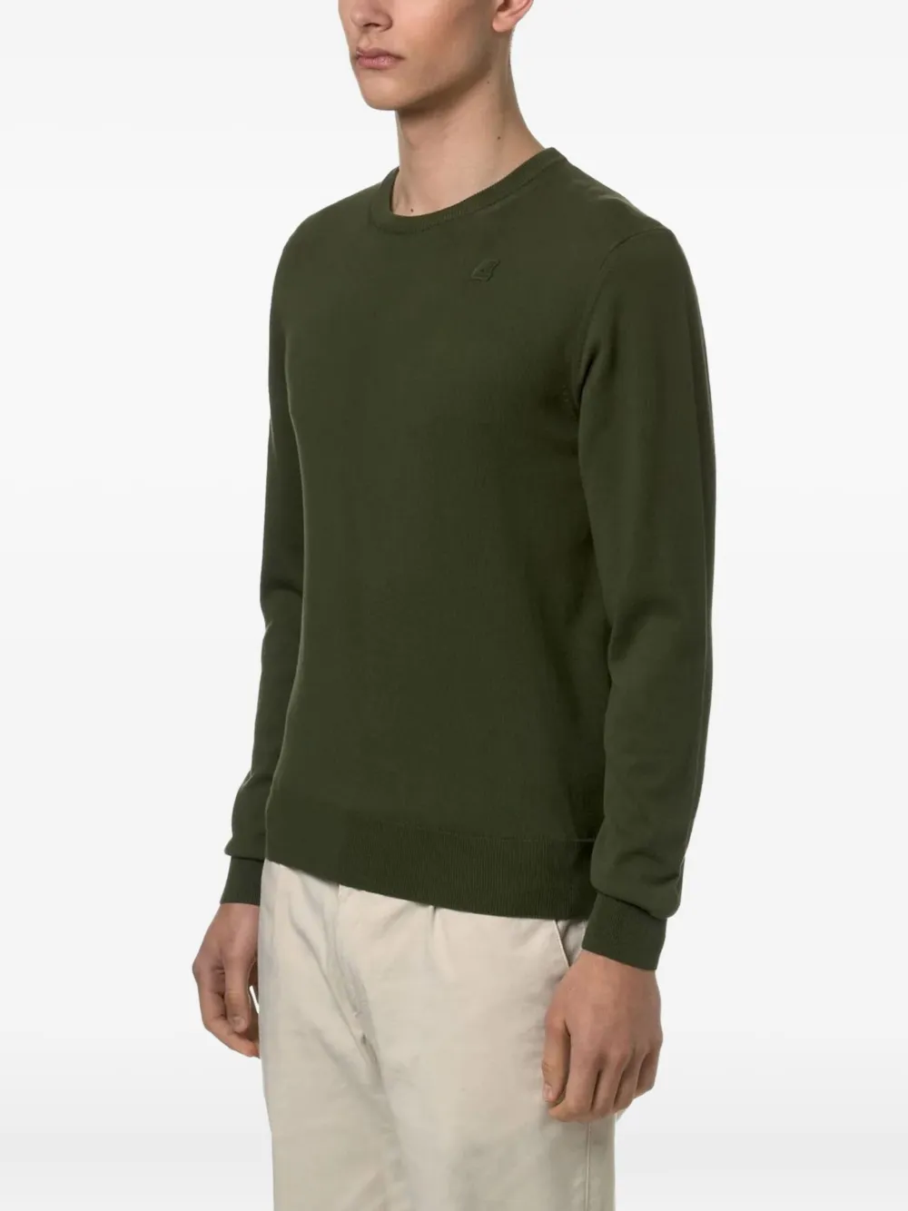 K-way Sebastien Crew-neck Cotton Sweatshirt In Animal Print