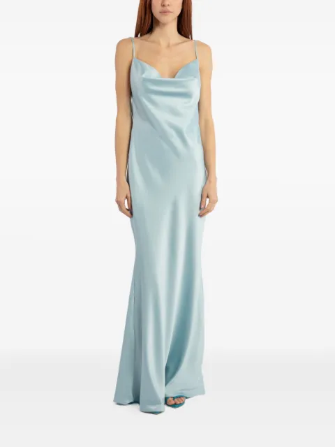 ACTUALEE chain-detail maxi dress