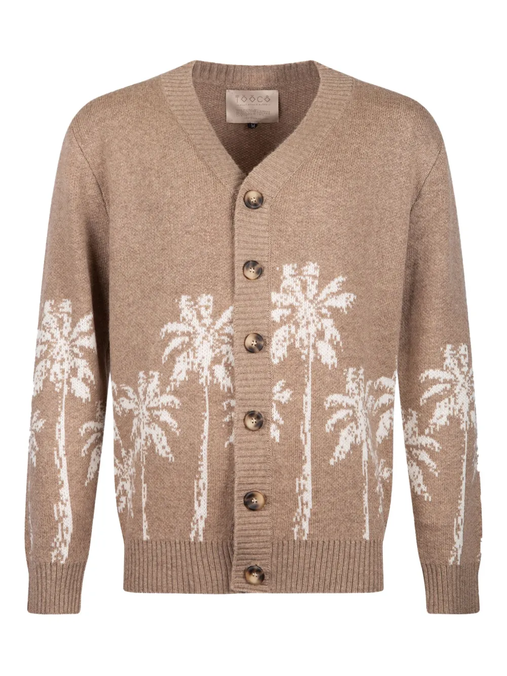 TOOCO print button cardigan | Neutrals | Image 1