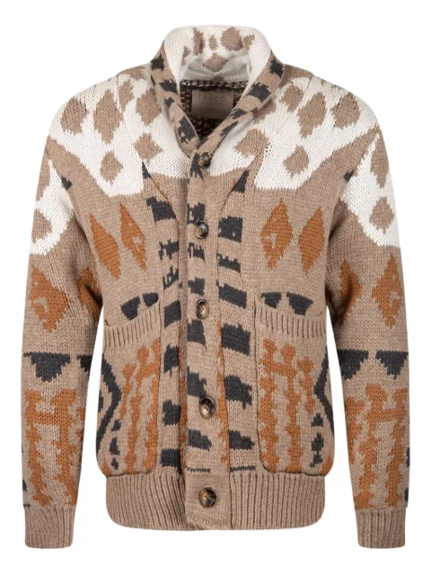 TOOCO button V-neck cardigan