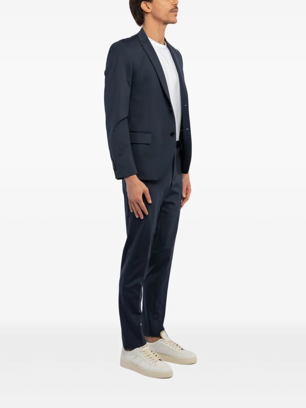 Reveres 1949 Single-breasted Suit In Blue