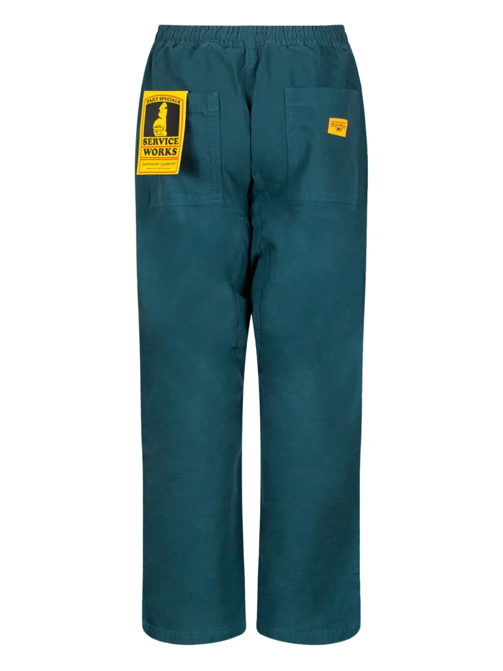 Service Works Broek met trekkoord - Groen