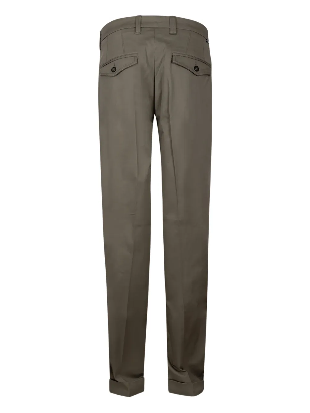 Paolo Pecora Broek met geplooide voorkant - Bruin