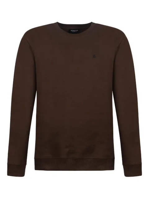 DONDUP embroidered logo cotton sweatshirt