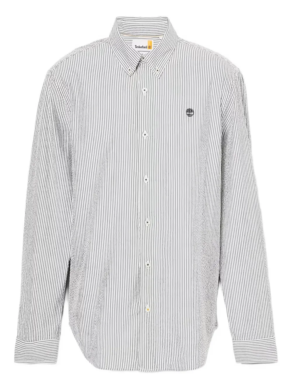 Timberland Striped Long-sleeve Shirt In White