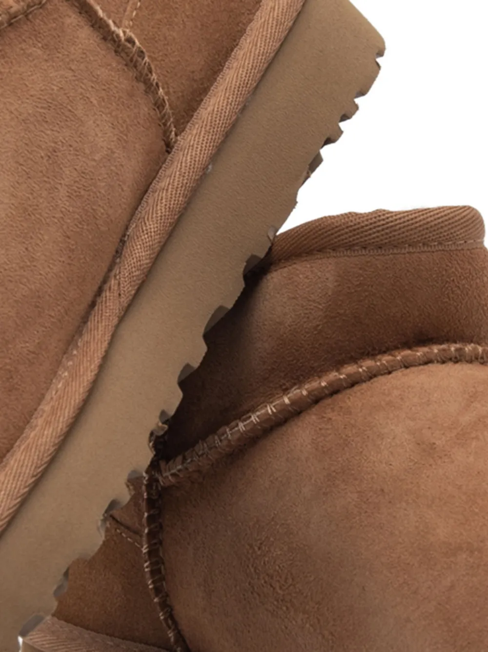 Ugg Classic Ultra Mini Suede Boots In Brown
