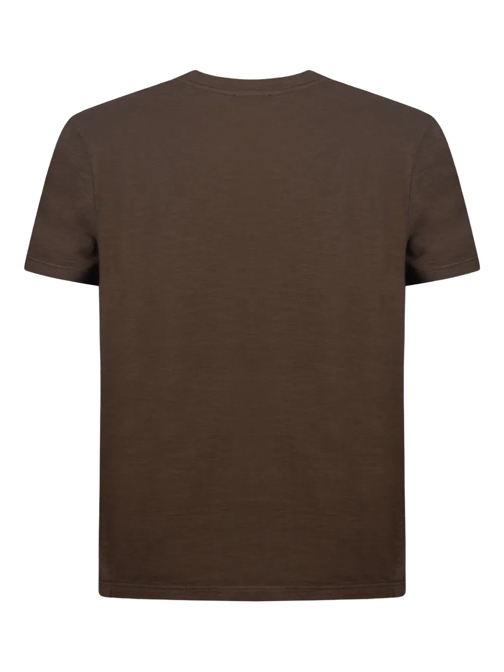 DONDUP T-shirt met geborduurd logo - Bruin