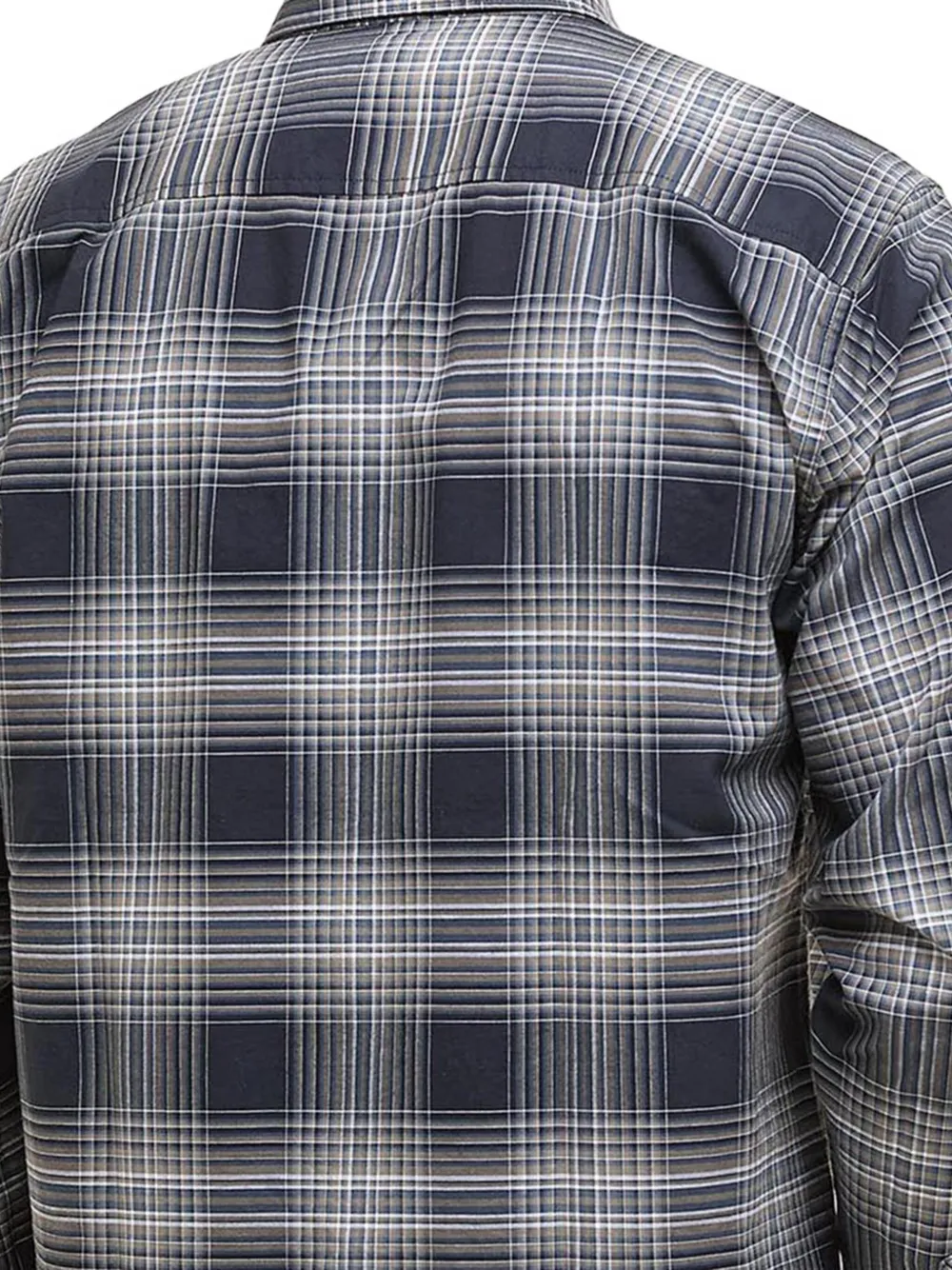 Barbour International Checked Pocket Shirt In Gray