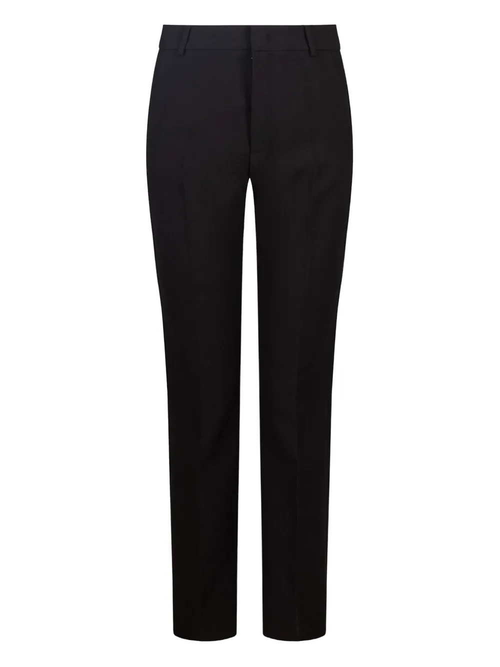 Weekend Max Mara Pressed Pleat Welt Pocket Trousers In Black