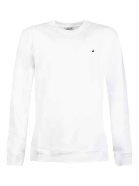 DONDUP embroidered logo cotton sweatshirt