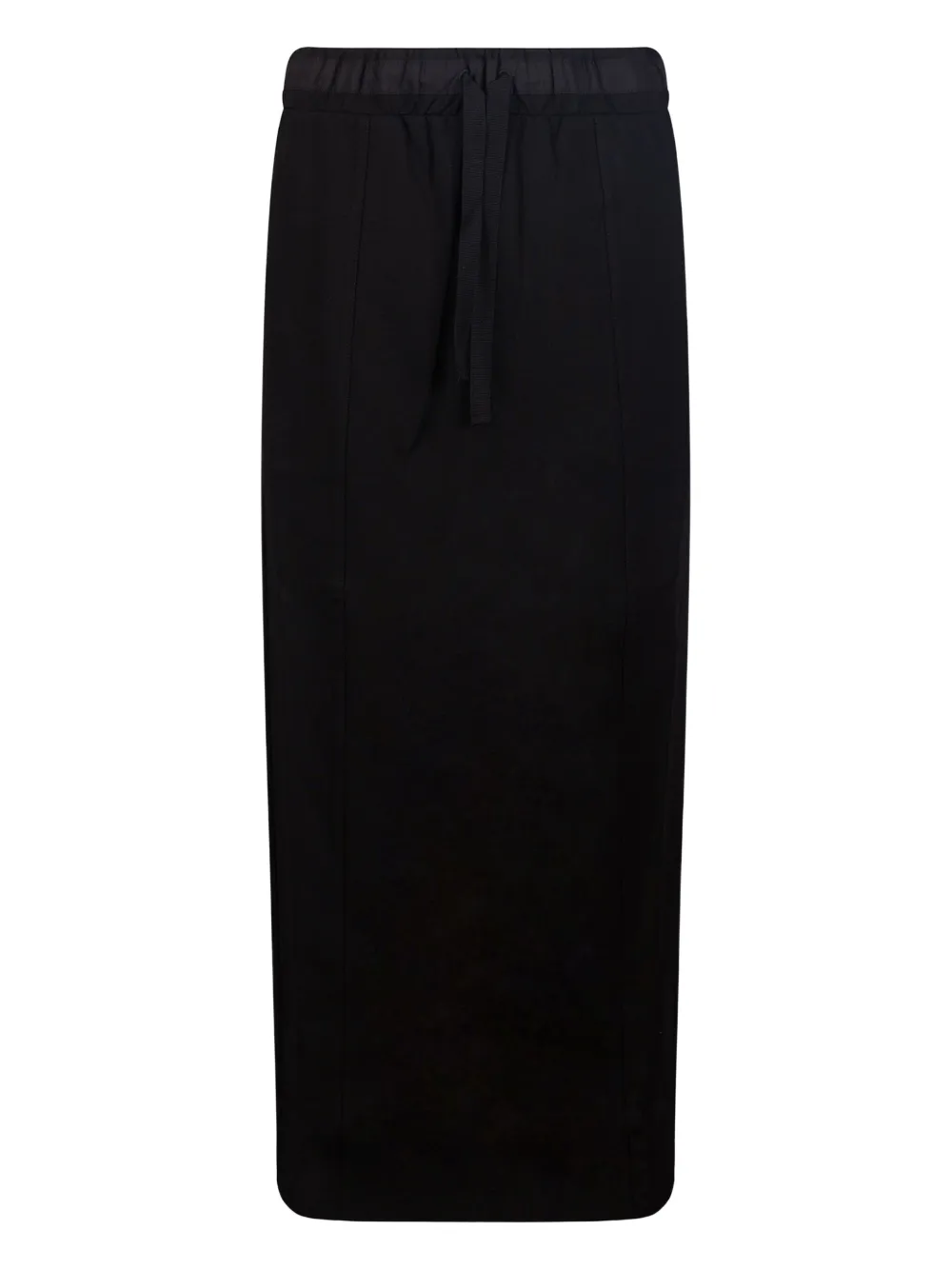 Weekend Max Mara Drawstring Pencil Midi Skirt In Black