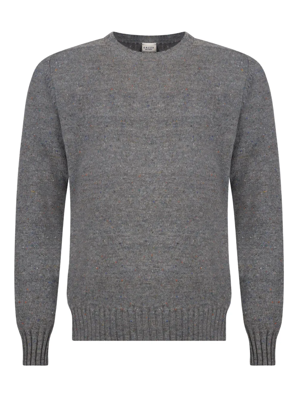 gallia Maglione girocollo in lana - Grigio