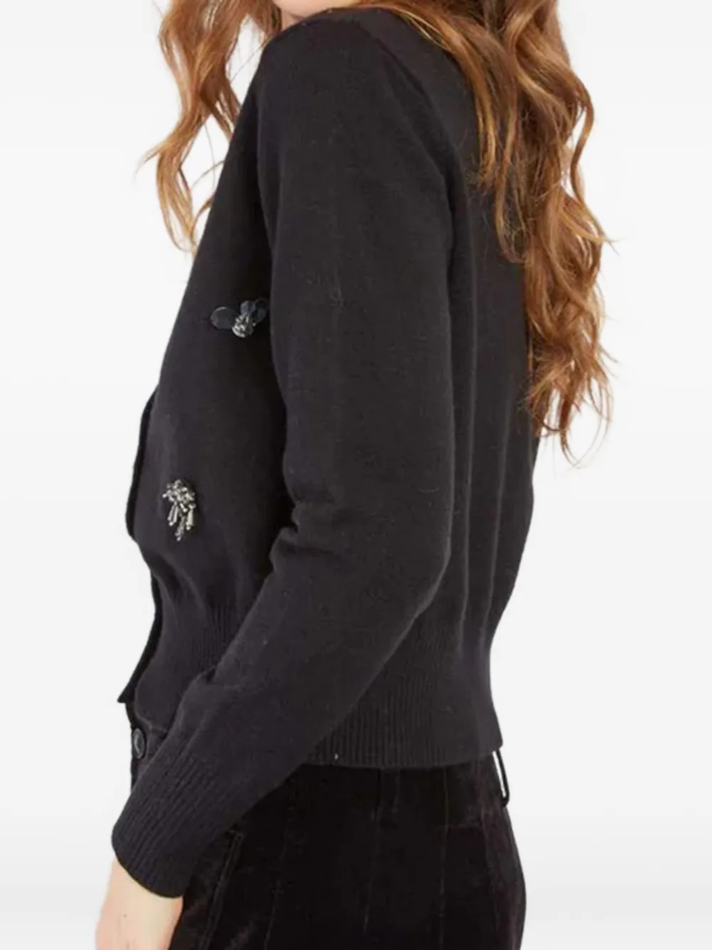 Derhy pearl-embellished buttoned cardigan | Cardigans | Image 2