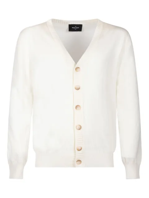 Gran Sasso buttoned V-neck knit cardigan