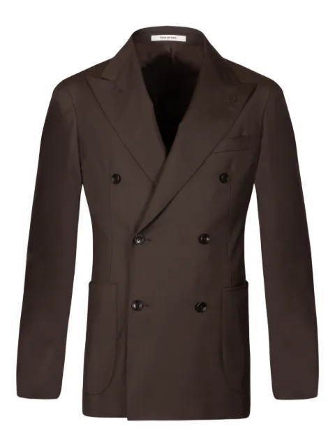 Tagliatore double-breasted wool blazer