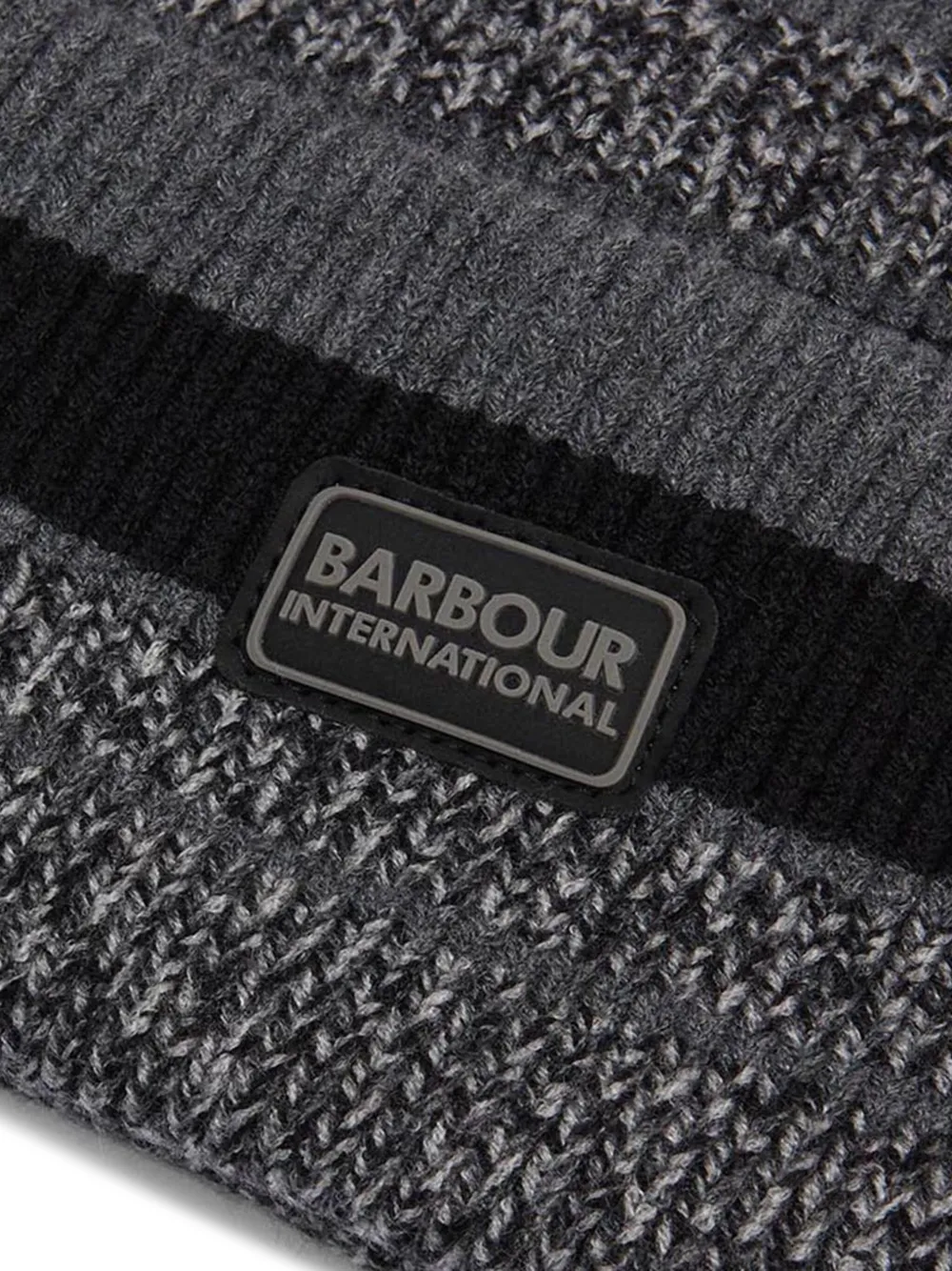 Barbour International Striped-pattern Scarve Set (set Of Two) In Gray
