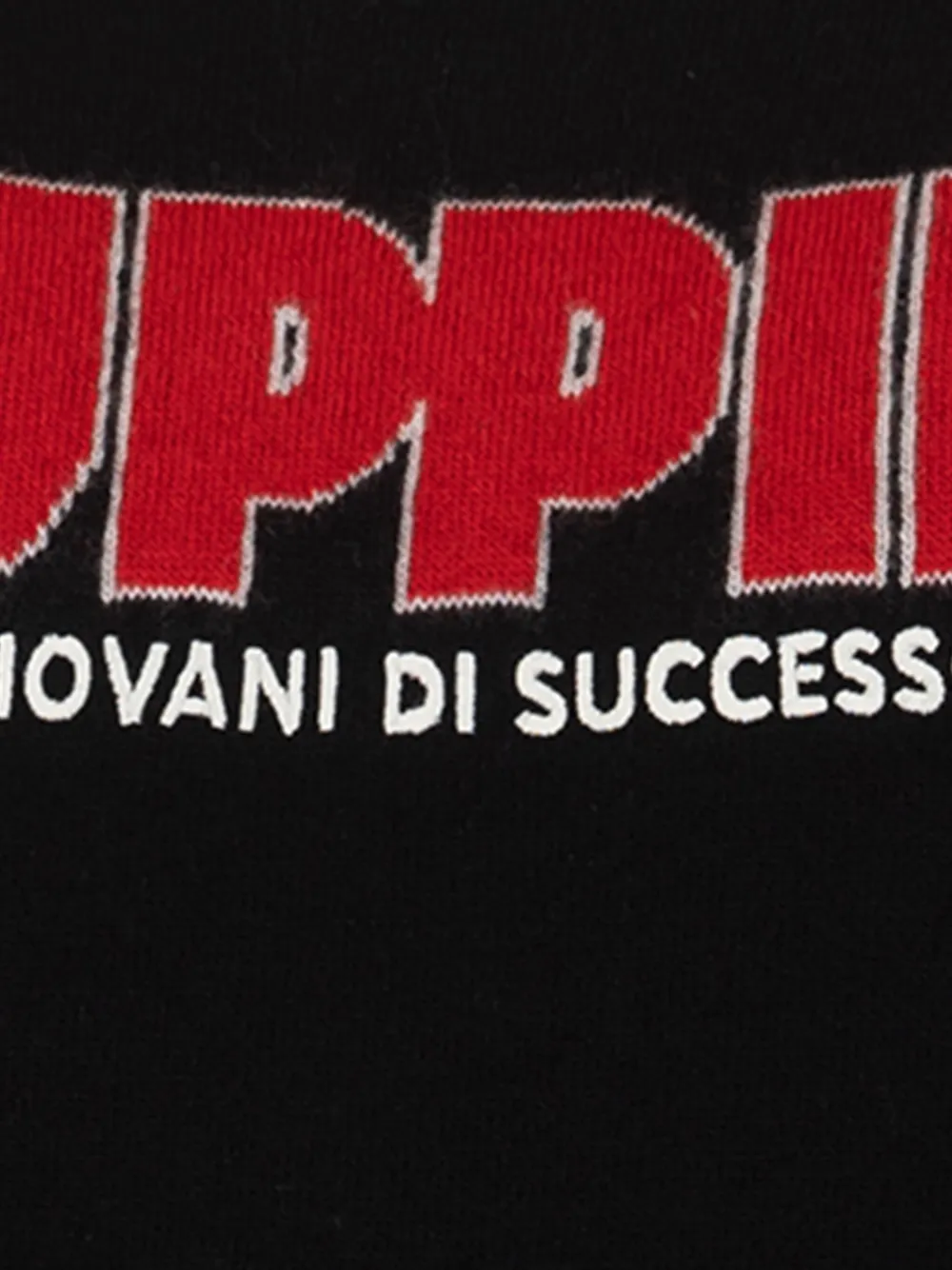 MC2 Saint Barth Trui met ronde hals Zwart