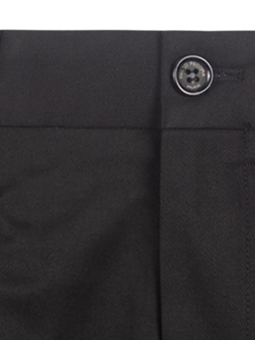 Paolo Pecora Geplooide broek Zwart