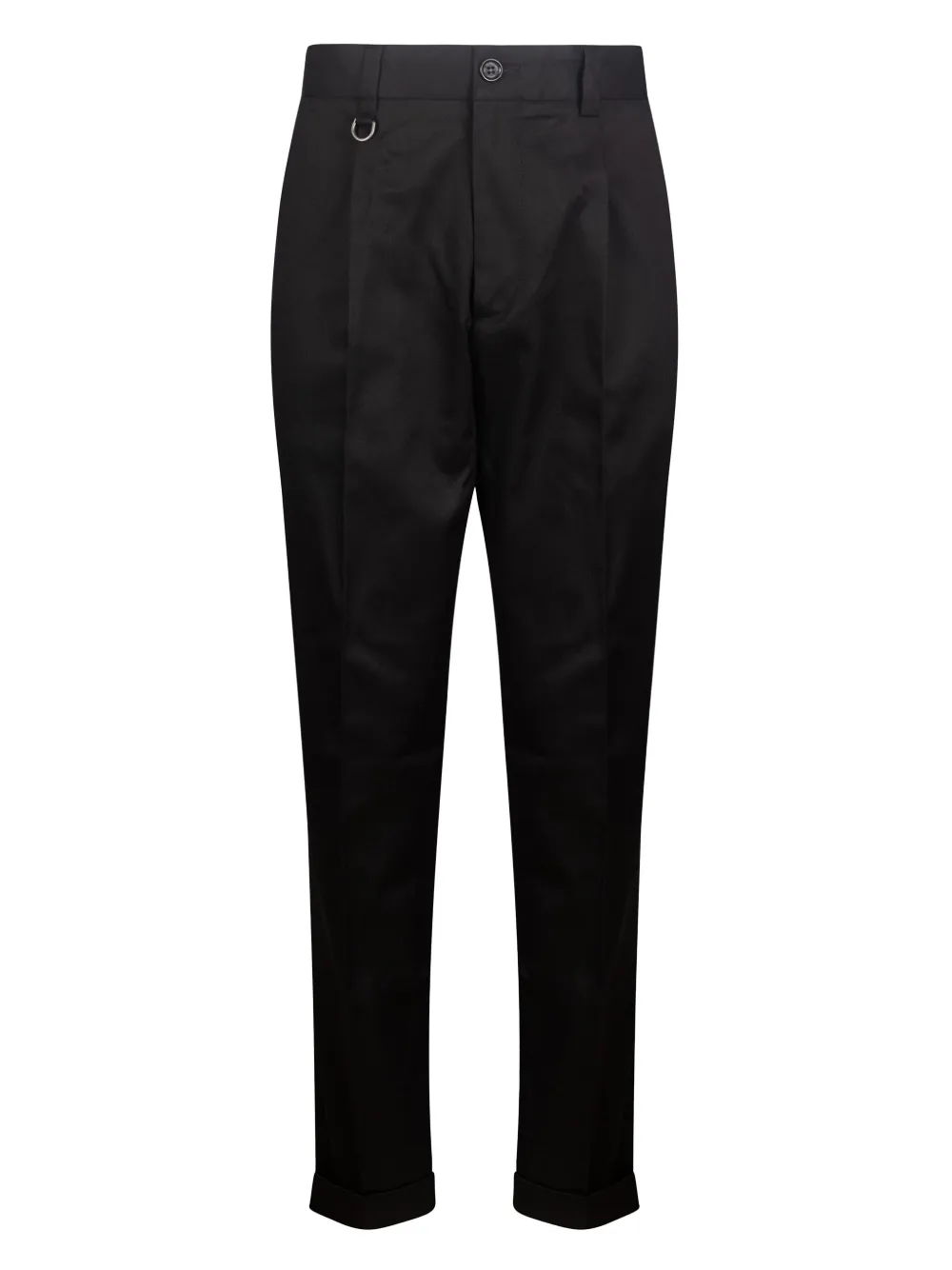 Paolo Pecora センタープレス パンツ | ブラック | Image 1