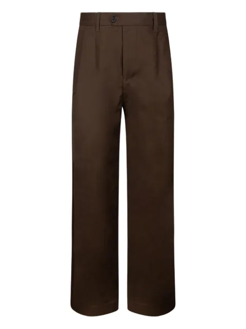 SELECTED button zip trousers