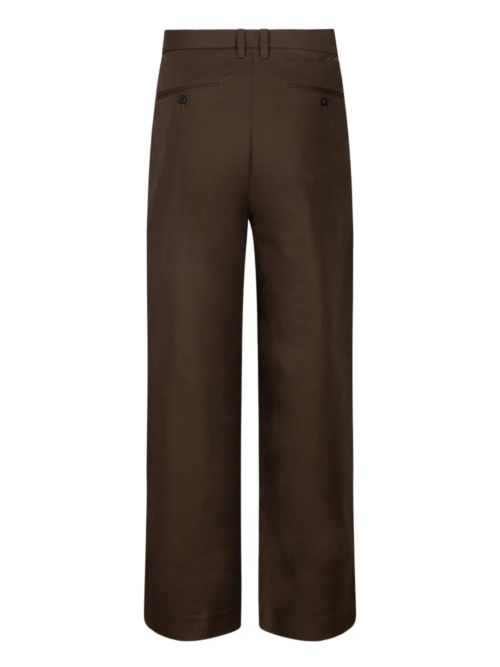 SELECTED button zip trousers | Wide Leg Pants | Image 2