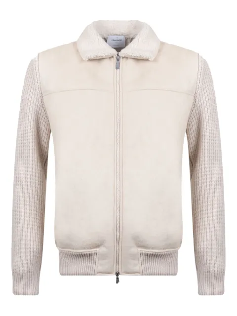 Gran Sasso shearling-collar zipped jacket