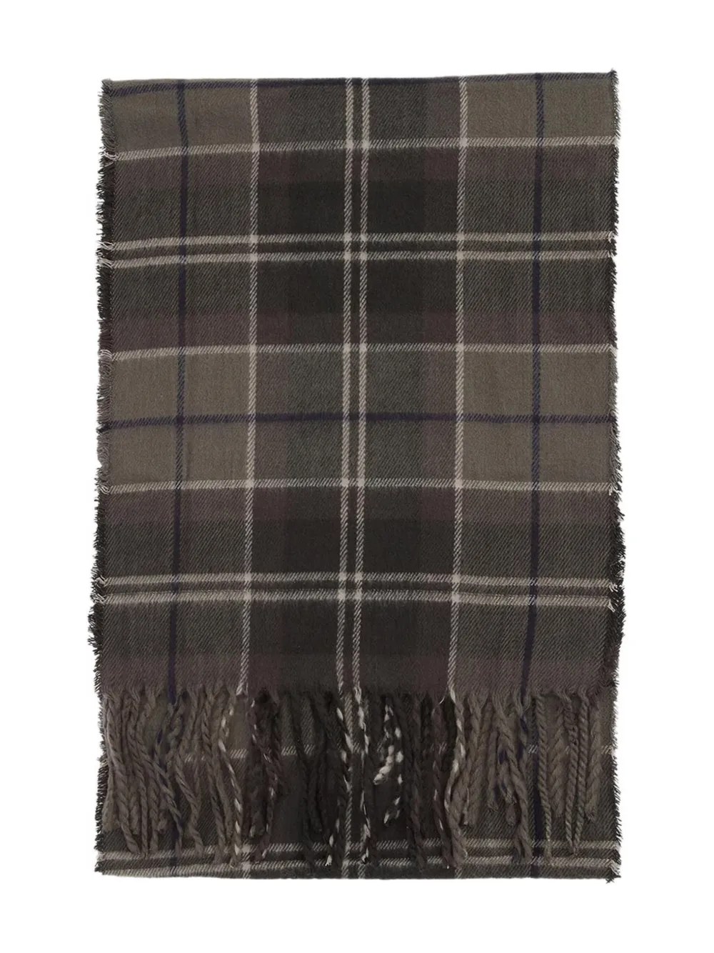 Barbour International fringed scarf and beanie set | Black | Image 1