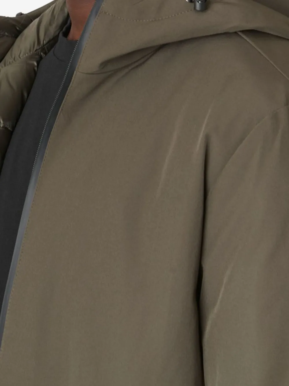 Canadian Jack met capuchon en rits Groen