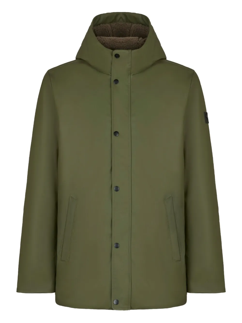 Canadian Galahad hooded rain coat | Green | Image 1
