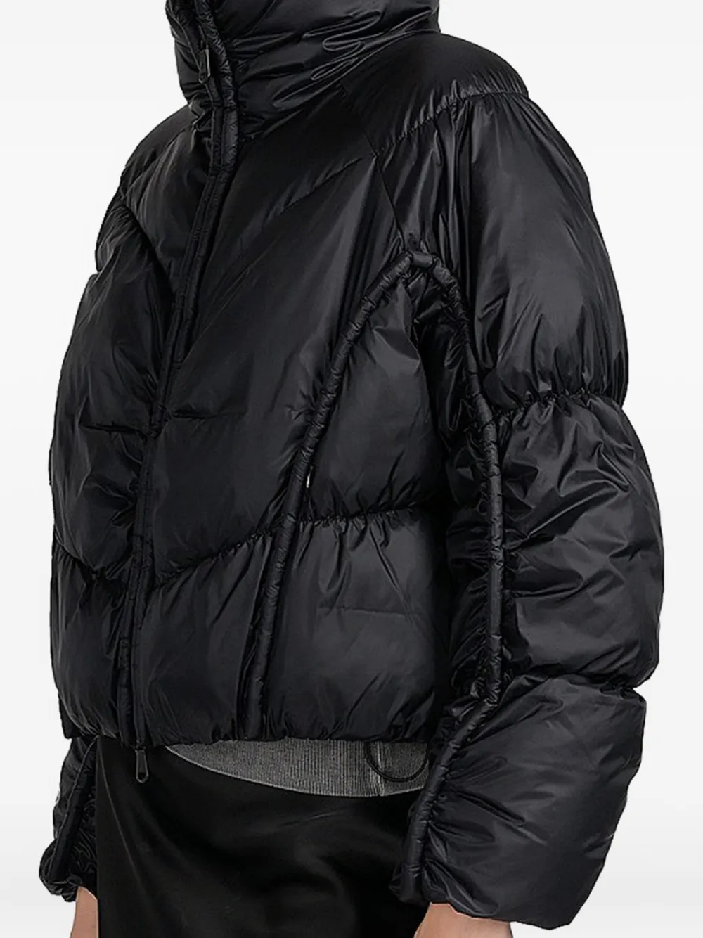 Canadian High-neck Puffer Jacket In Black