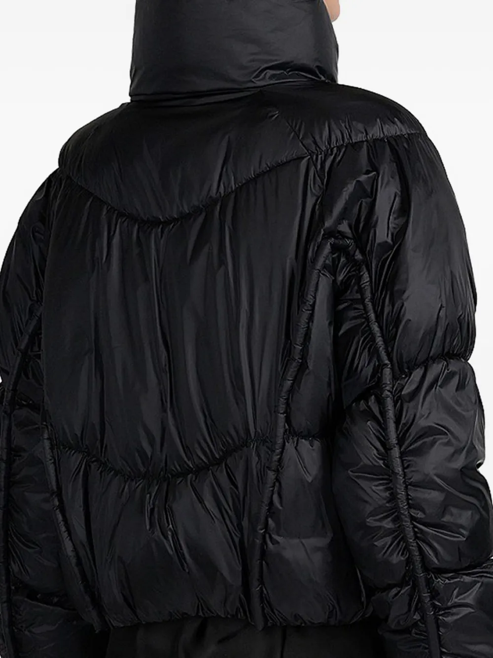 Canadian High-neck Puffer Jacket In Black