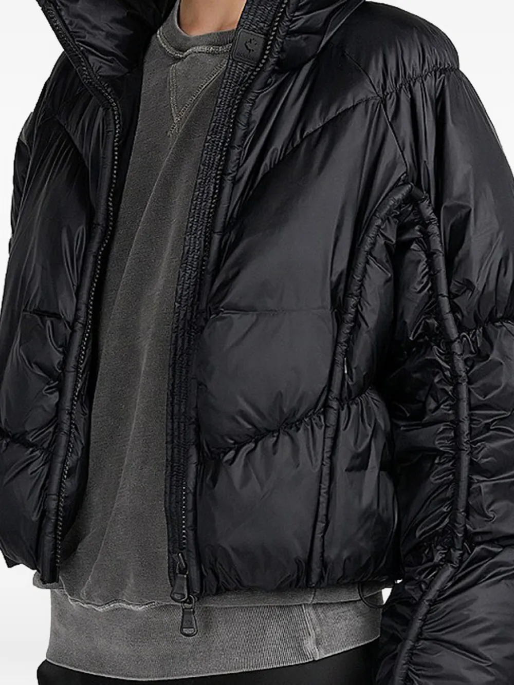 Canadian High-neck Puffer Jacket In Black