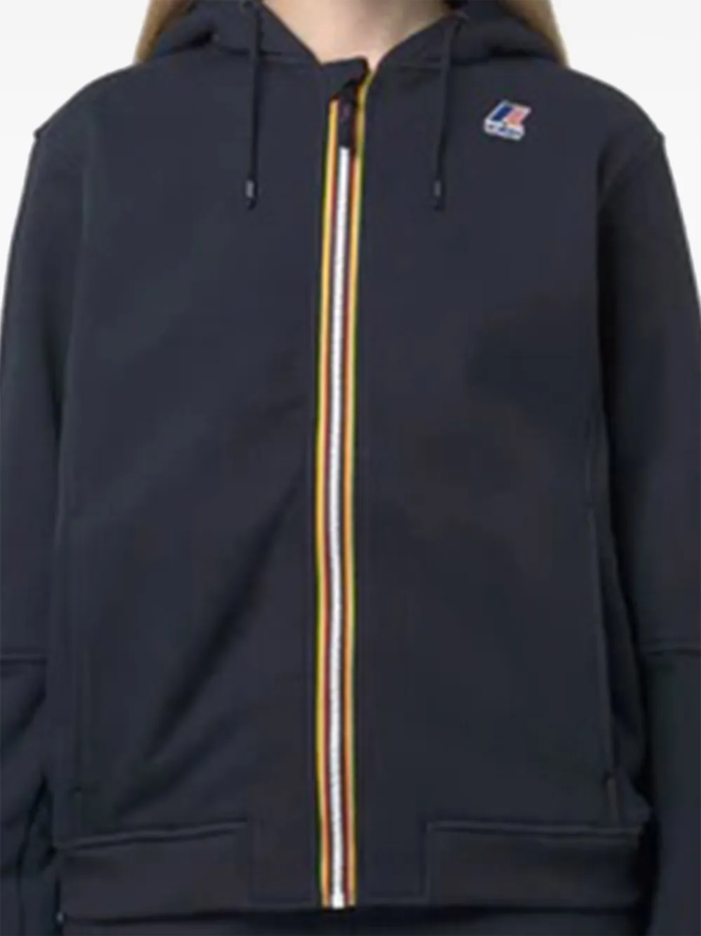 K-way Prosper Zip-up Hoodie In Animal Print