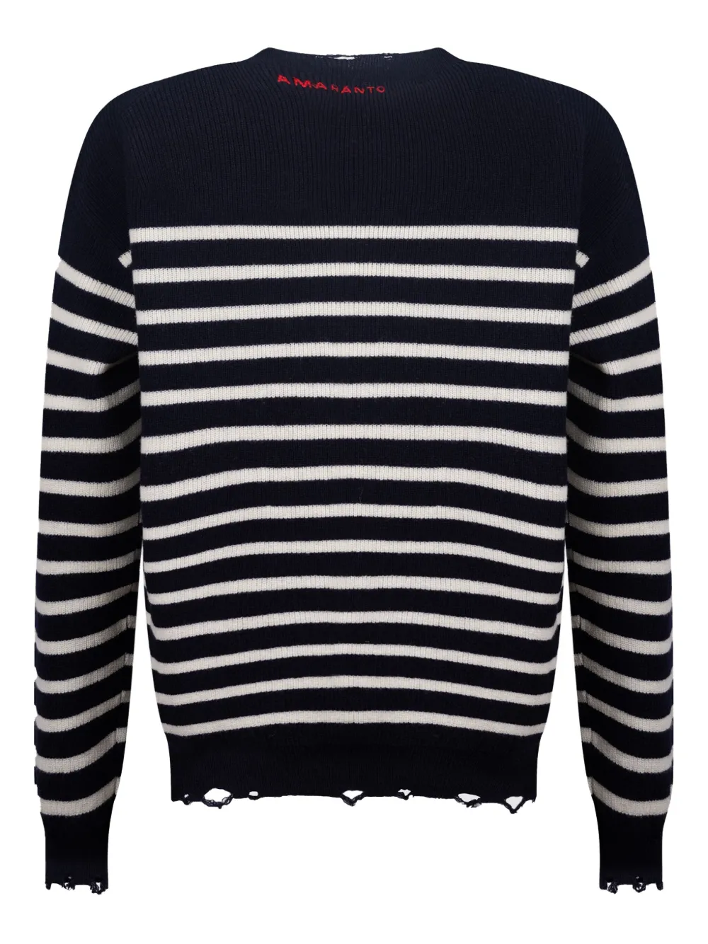 AMARANTO Gerafelde trui - Blauw