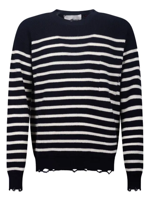 AMARANTO  pull à effet usé