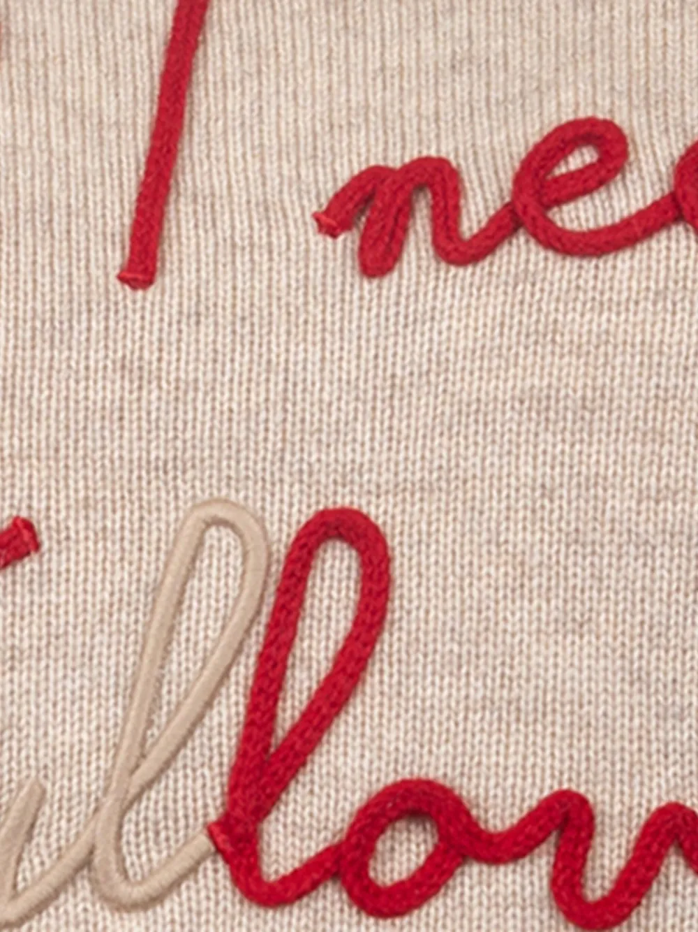 Mc2 Saint Barth Heart-detail Sweater In Neutral