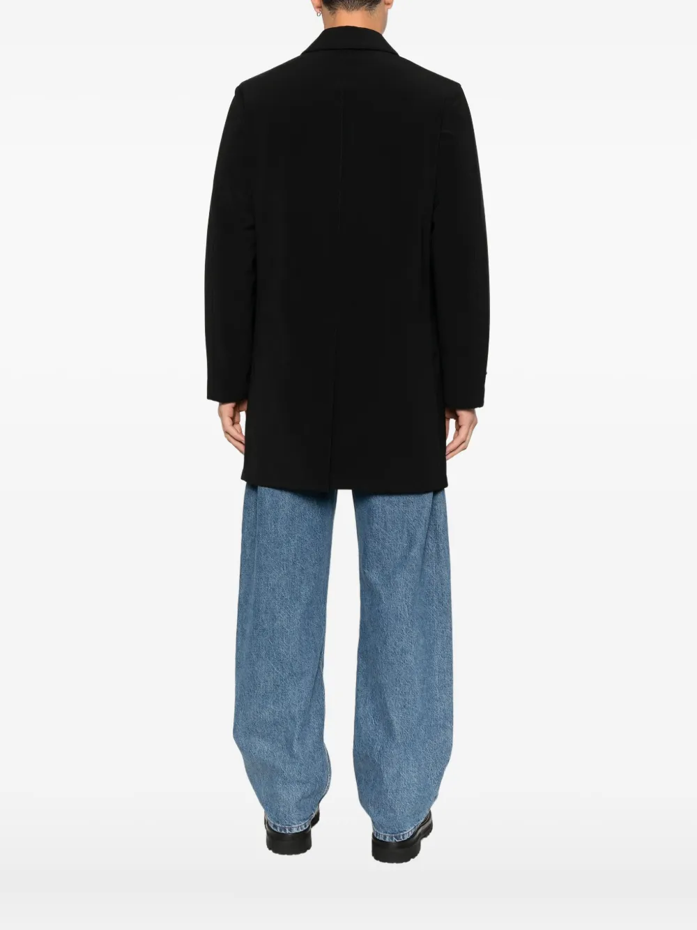 ASPESI Jas met knopen Zwart