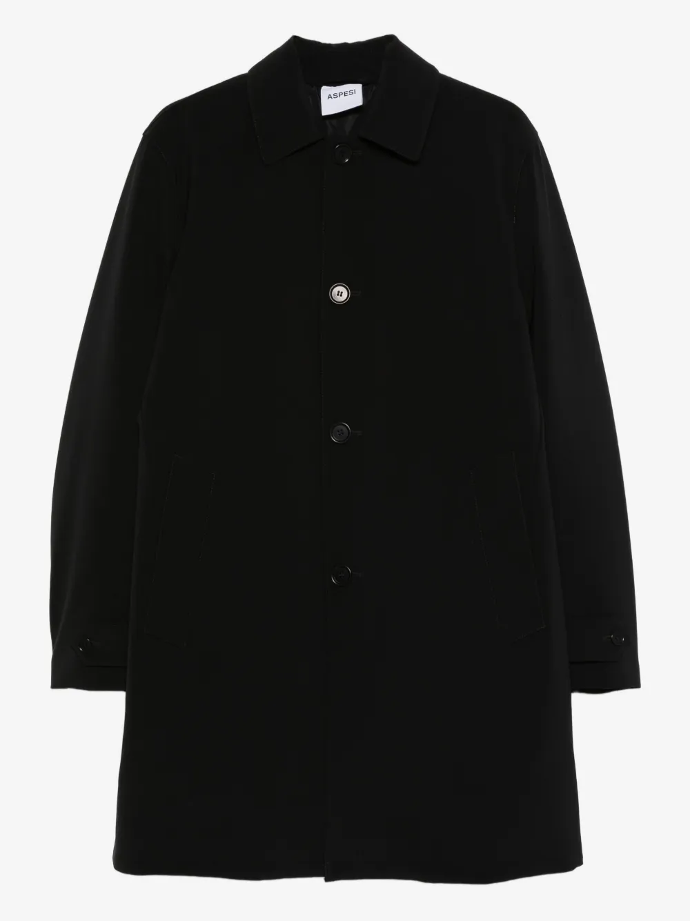 ASPESI buttoned coat | Black | Image 1