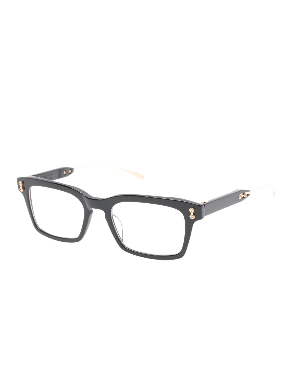 Akoni Wise Four rectangle-frame  glasses | Black | Image 1
