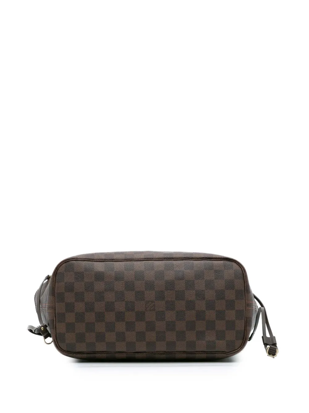 Pre-owned Louis Vuitton 2011 Damier Ebene Neverfull Mm Tote Bag In Brown
