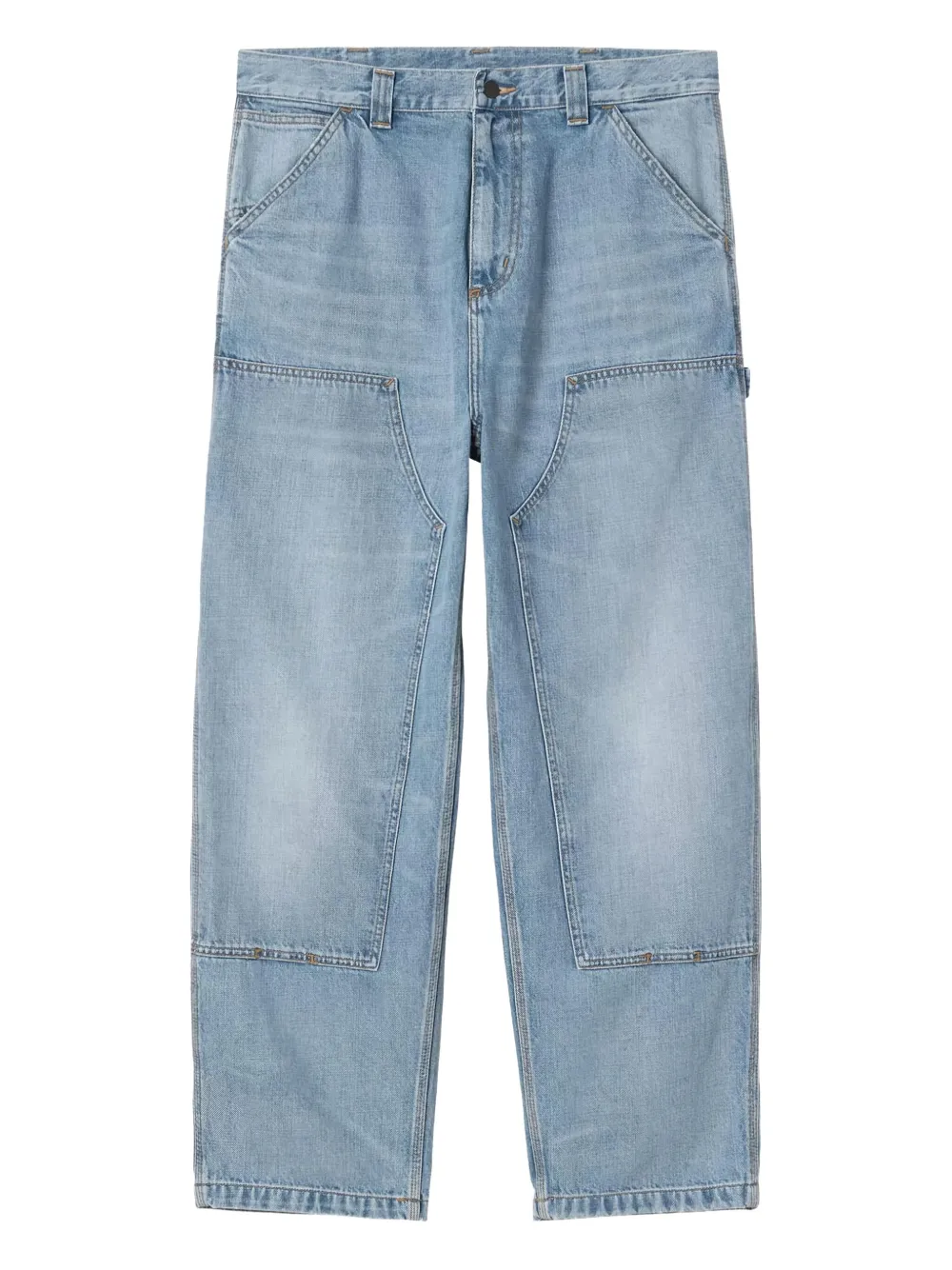Carhartt Panelled Jeans In Blue