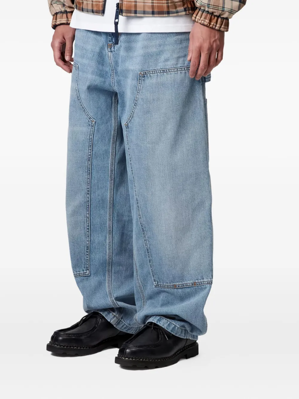 Carhartt WIP panelled jeans - Blauw