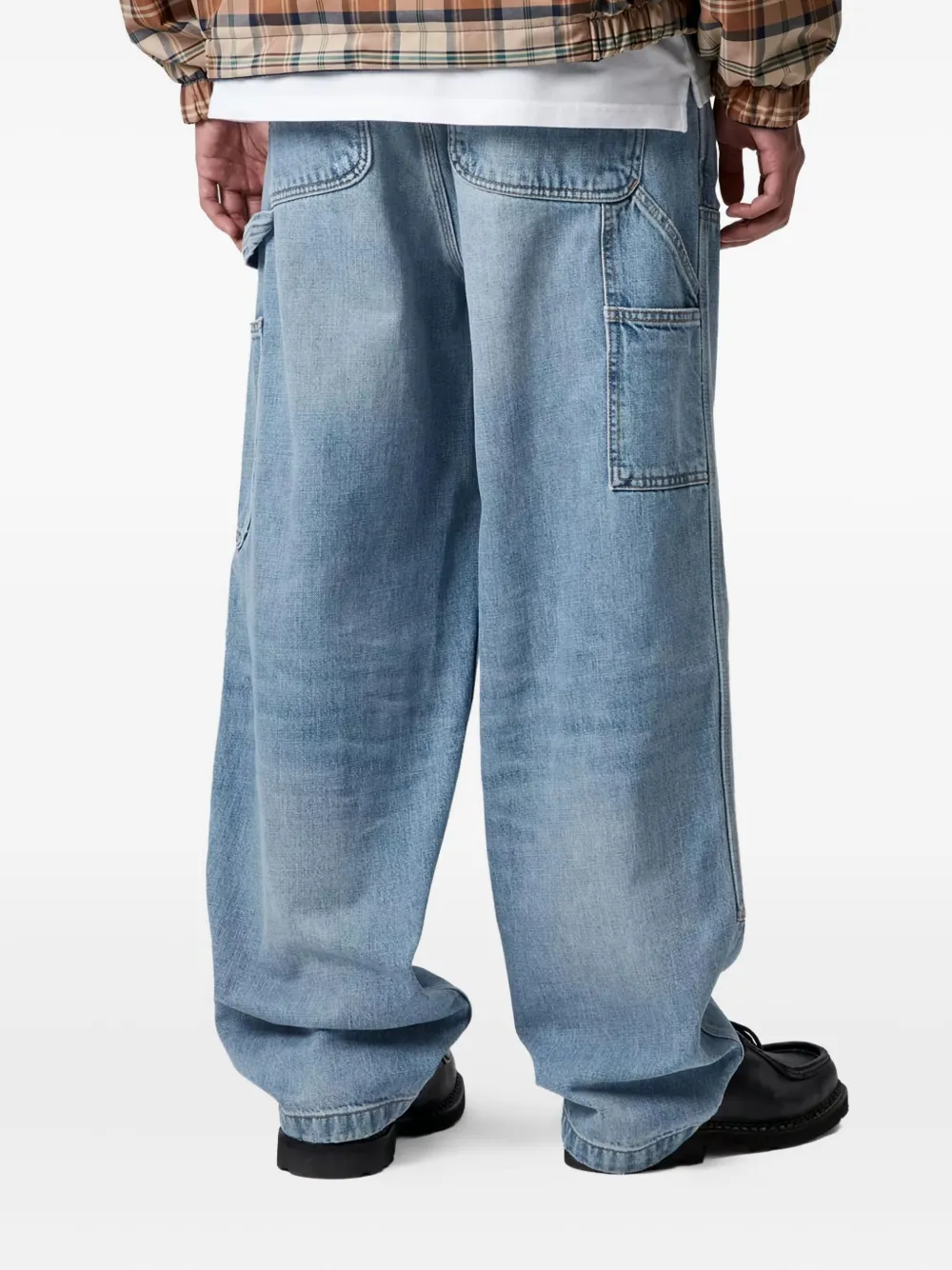 Carhartt Panelled Jeans In Blue