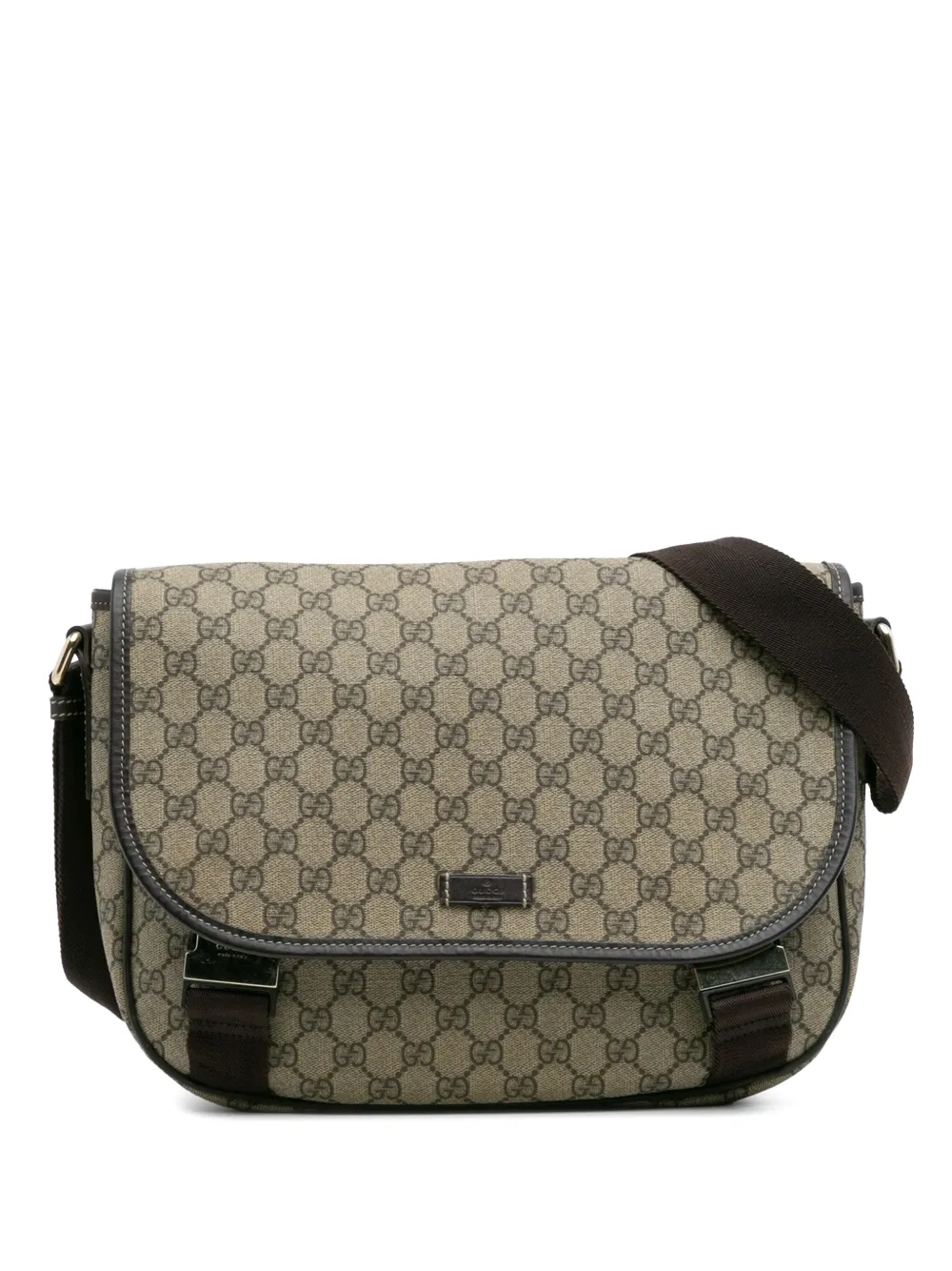 Gucci Pre-Owned 2016-2025 GG Supreme crossbody bag | Brown | Image 1