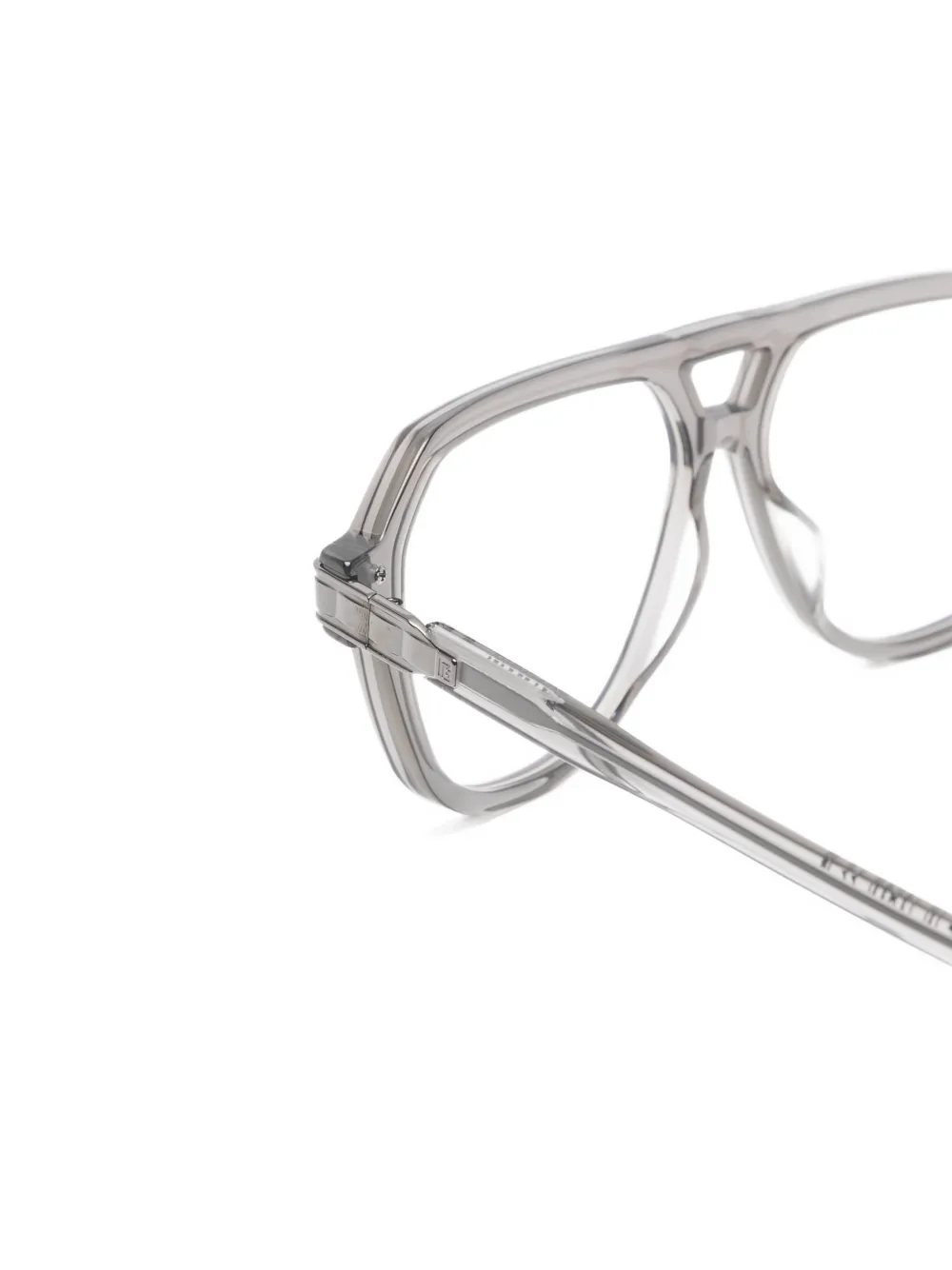 Balmain Eyewear Françoise II bril met geometrisch montuur Grijs