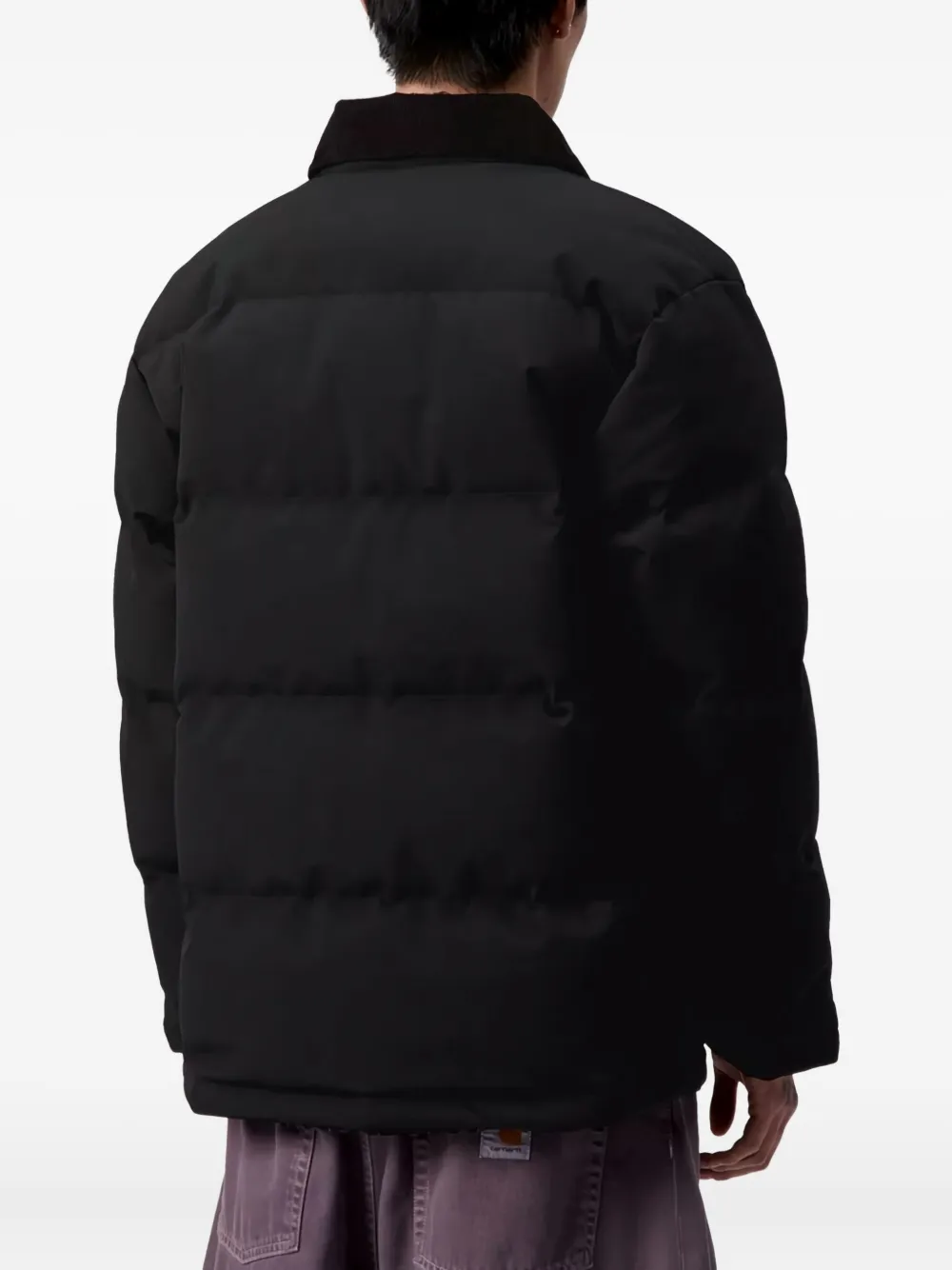 Carhartt WIP Rayler jack met ribfluwelen kraag Zwart