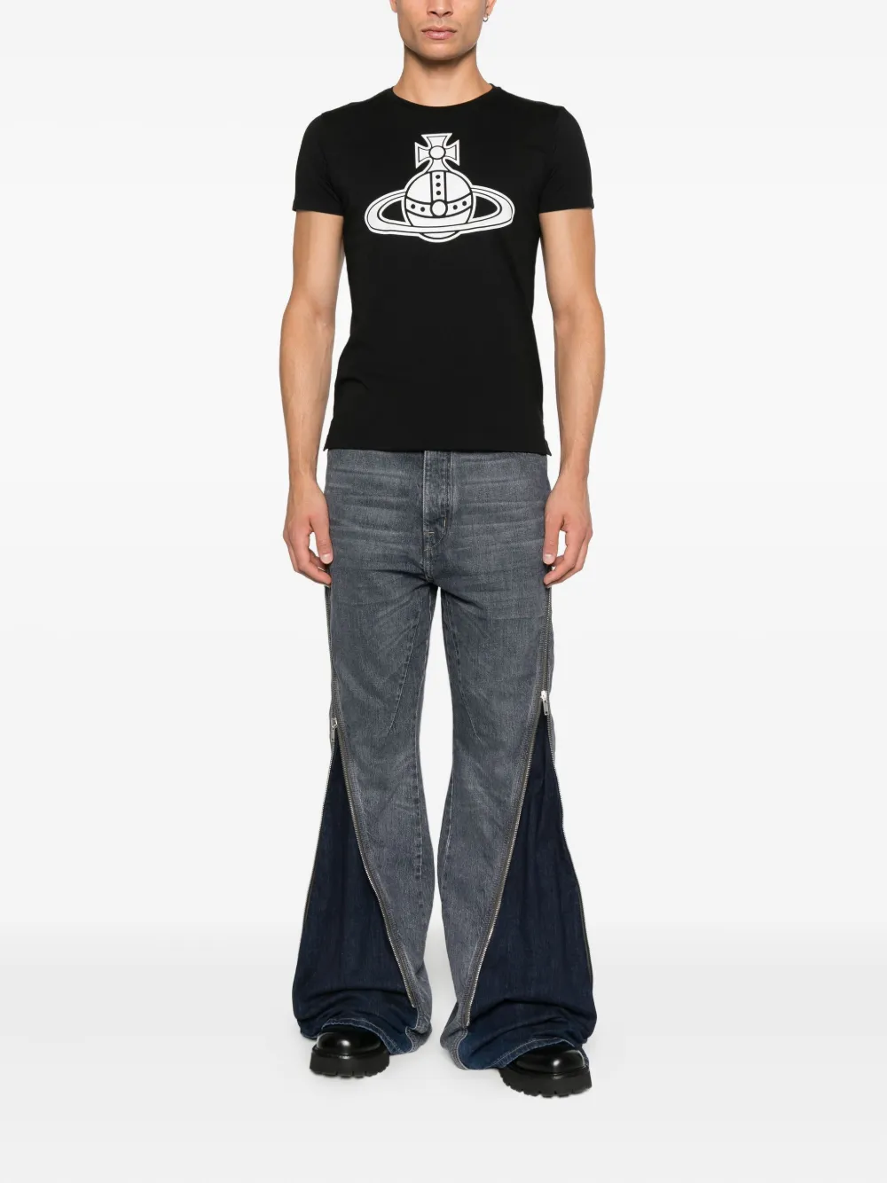 Vivienne Westwood Orb T-shirt met grafische print - Zwart