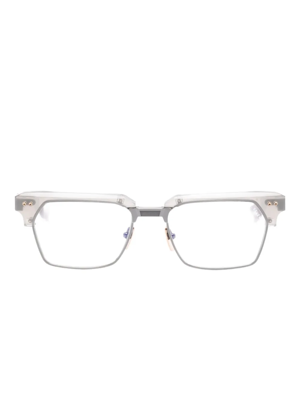 Dita Eyewear Statesman-Seven geometric glasses - グレー Dita Eyewear Statesman-Seven geometric glasses - グレー