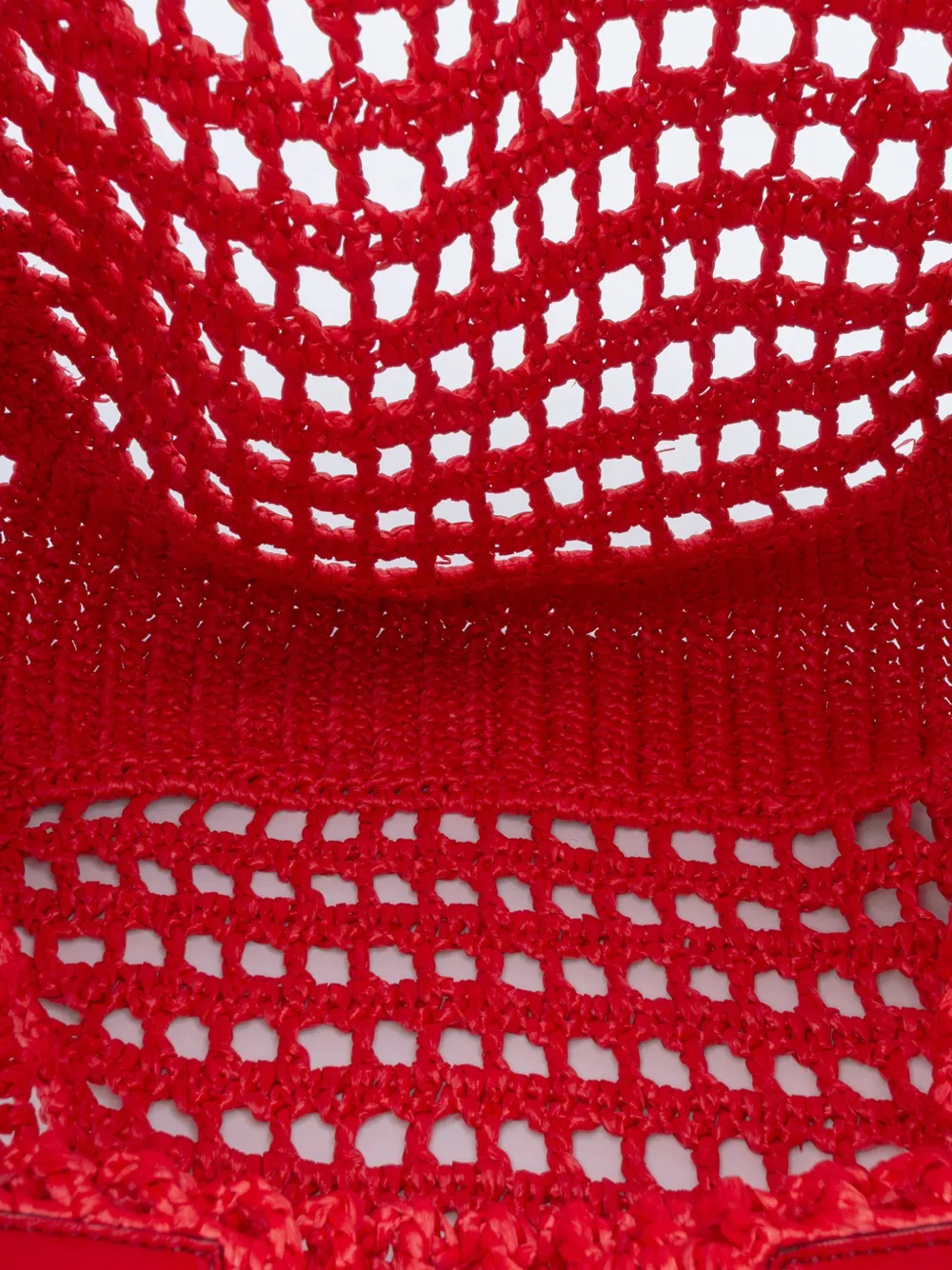 Pre-owned Dolce & Gabbana 2010-2025 Raffia Tote Bag In Red