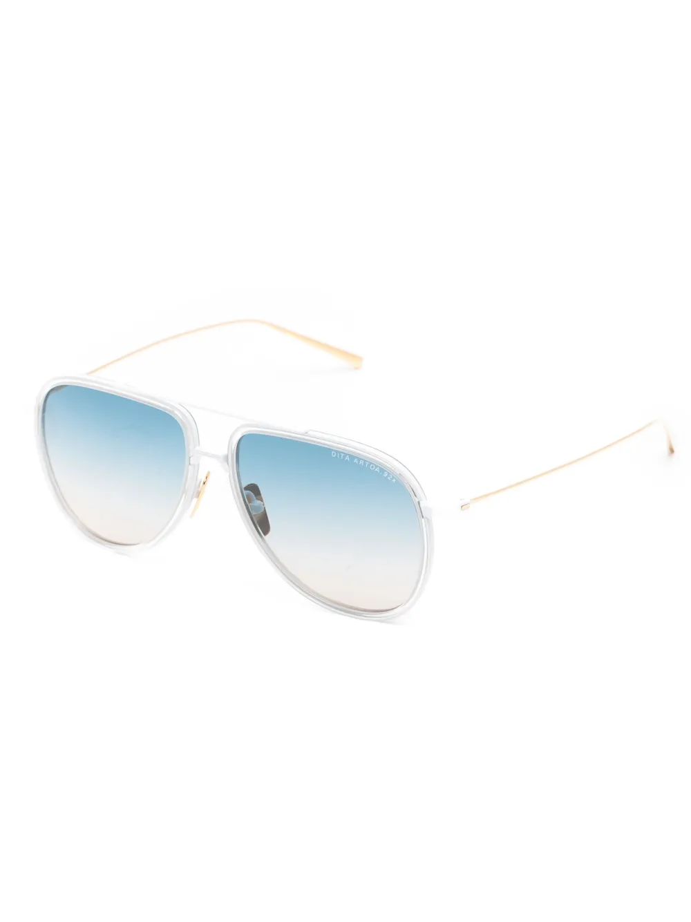 Dita Eyewear Zonnebril met piloten montuur - Goud